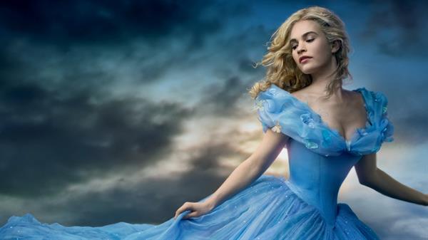 Lily James as Cinderella Lily James as Cinderella