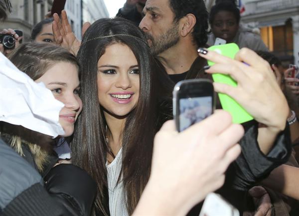 Selena Gomez out and about in Paris 2/17/13 