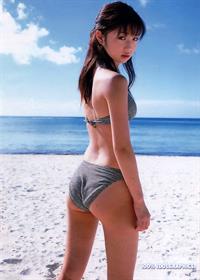 Yuko Ogura in a bikini - ass