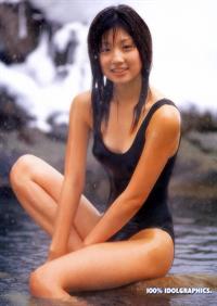 Yuko Ogura in a bikini