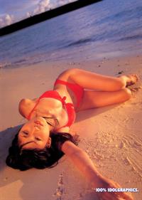 Yuko Ogura in a bikini