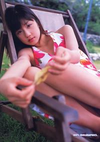 Yuko Ogura in a bikini