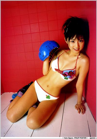 Yuko Ogura in a bikini