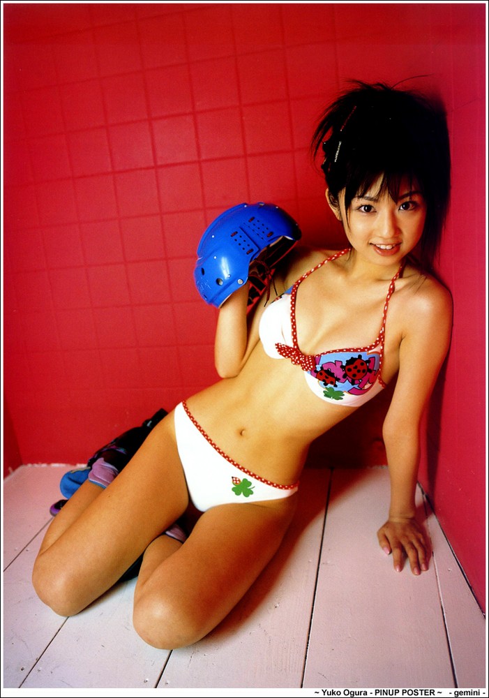 Yuko Ogura in a bikini