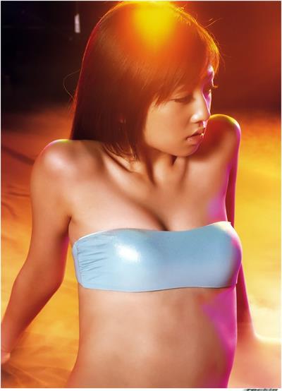 Yuko Ogura in a bikini