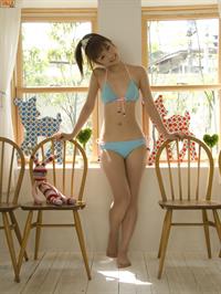 Yuko Ogura in a bikini