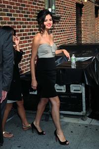 Selena Gomez at the Late Show with David Letterman on July 20, 2010