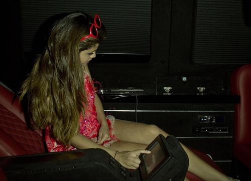 Selena Gomez Bootsie Bellows West Hollywood on June 26, 2012