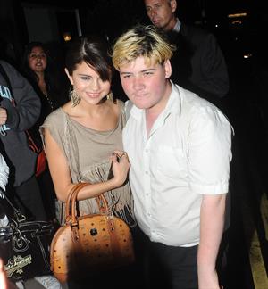 Selena Gomez enjoys a night out at Nobu restaurant in London on July 5, 2011