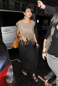 Selena Gomez enjoys a night out at Nobu restaurant in London on July 5, 2011