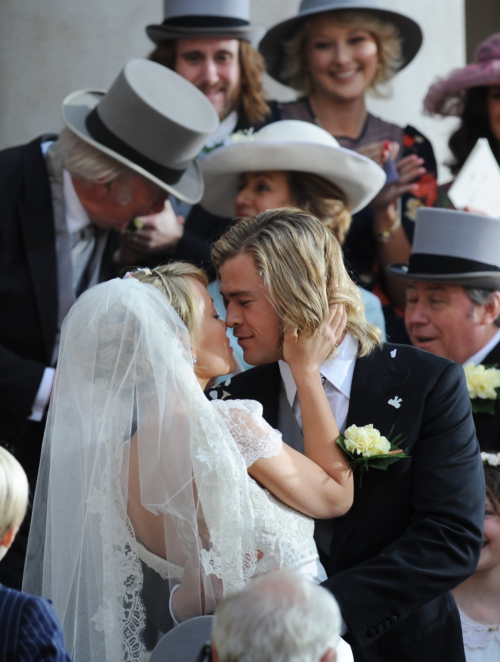 Olivia Wilde on the set for the movie Rush on April 2, 2012