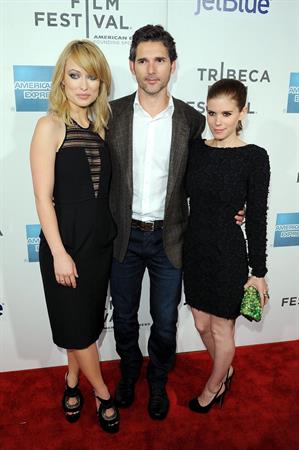 Olivia Wilde Deadfall premiere during the 2012 Tribeca Film Festival on April 22, 2012