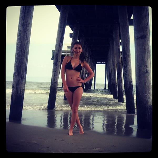 Rachel Fox in a bikini