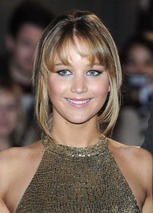 Jennifer Lawrence at the Hunger Games UK premiere on March 14, 2012 