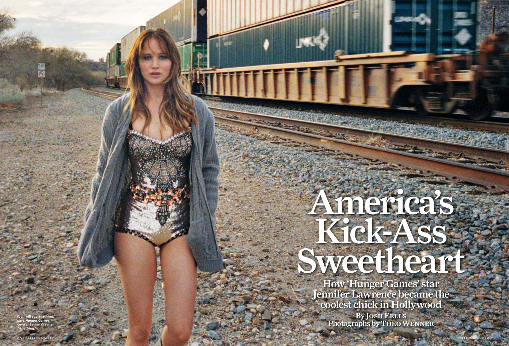 Jennifer Lawrence in lingerie