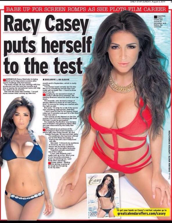 Casey Batchelor in a bikini