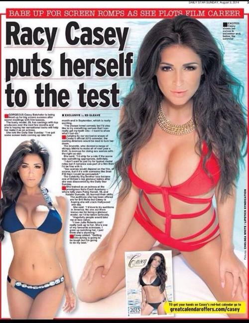 Casey Batchelor in a bikini