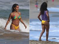 Jada Pinkett Smith in a bikini - ass