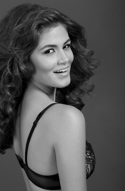 Amber Alvarez in lingerie