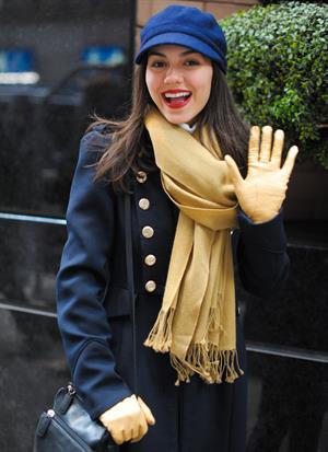 Victoria Justice out and about in NYC 2/7/13 