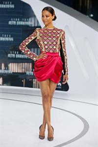 Zoe Saldana Star Trek Into Darkness' Premiere on April 29, 2013 