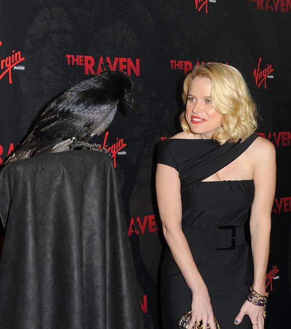 Alice Eve the Raven Los Angeles premiere on April 23, 2012