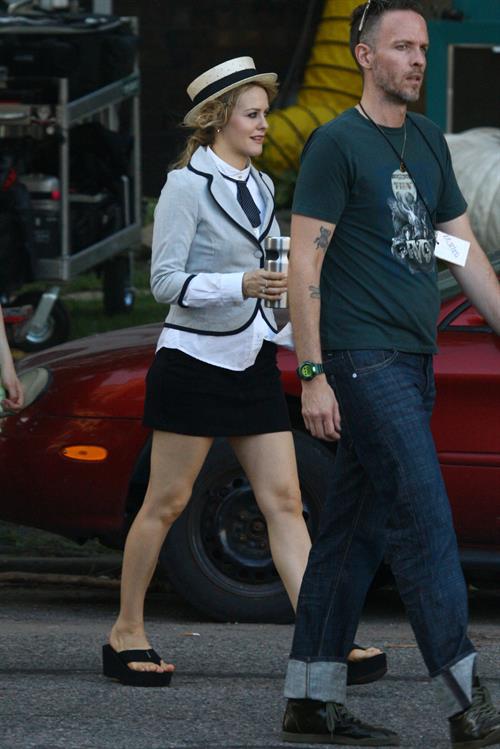 Alicia Silverstone Pictures Alicia Silverstone on Vamps set in Detroit on August 13, 2010
