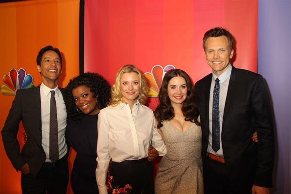 Alison Brie 2011 NBC Upfront at the Hilton in New York City on May 16, 2011