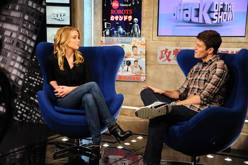 Amber Heard Pictures Amber Heard Attack of the Show and Soon the Darkness on December 20, 2010