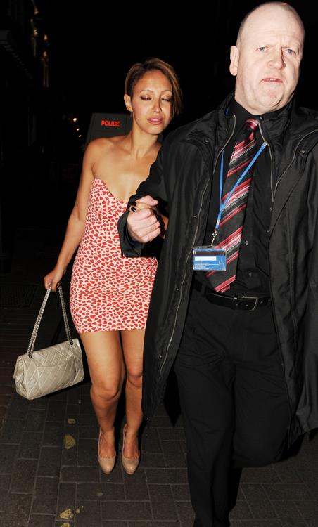 Amelle Berrabah Alto Club candids May 31, 2010 