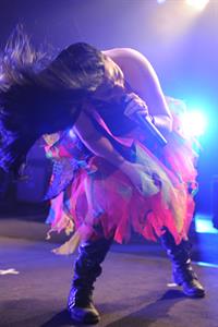 Amy Lee performing live at the Hard Rock Cafe in Hollywood Florida on January 17, 2012