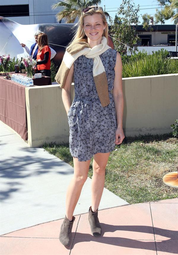 Amy Smart at the Best Friends Animal society Pet Adoption in Los Angeles on February 16, 2012