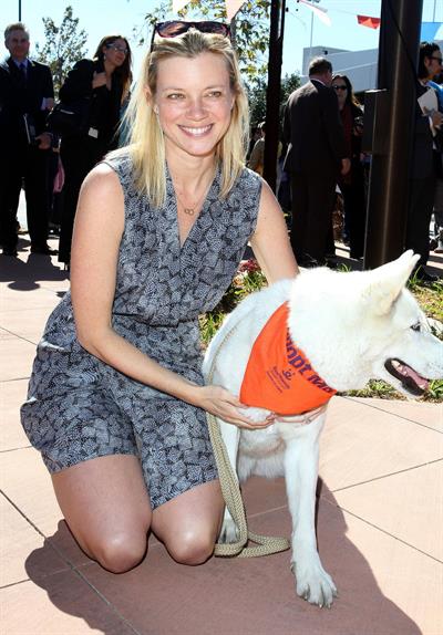 Amy Smart at the Best Friends Animal society Pet Adoption in Los Angeles on February 16, 2012