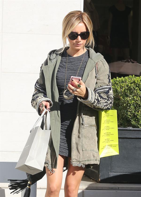 Ashley Tisdale out shopping in Beverly Hills 12/13/12 