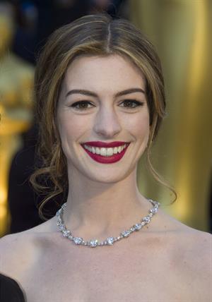 Anne Hathaway 83rd annual Academy Awards in Hollywood on February 27, 2011