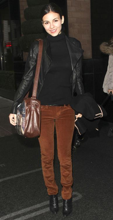 Victoria Justice out and about in New York 2/12/13 