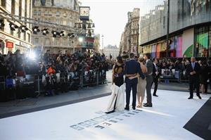 Zoe Saldana attends the 'Star Trek Into Darkness' UK Premiere at the Empire Leicester Square in London