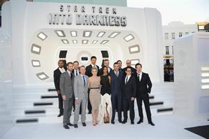 Zoe Saldana attends the 'Star Trek Into Darkness' UK Premiere at the Empire Leicester Square in London