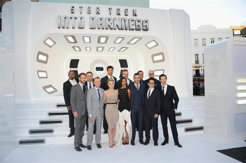 Zoe Saldana attends the 'Star Trek Into Darkness' UK Premiere at the Empire Leicester Square in London