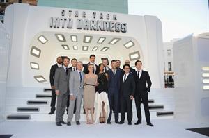 Zoe Saldana attends the 'Star Trek Into Darkness' UK Premiere at the Empire Leicester Square in London