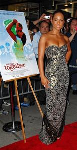 Alicia Keys attends the We Are Together premiere in New York on June 12, 2008