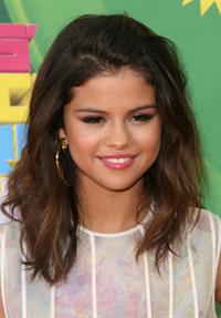 Selena Gomez at Nickelodeons 24th annual Kids Choice Awards at Galen center on April 2, 2011 