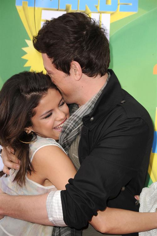 Selena Gomez at Nickelodeons 24th annual Kids Choice Awards at Galen center on April 2, 2011 