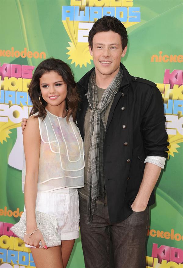 Selena Gomez at Nickelodeons 24th annual Kids Choice Awards at Galen center on April 2, 2011 