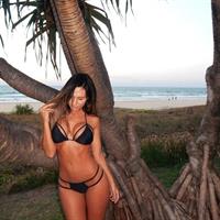 Rosanna Arkle in a bikini