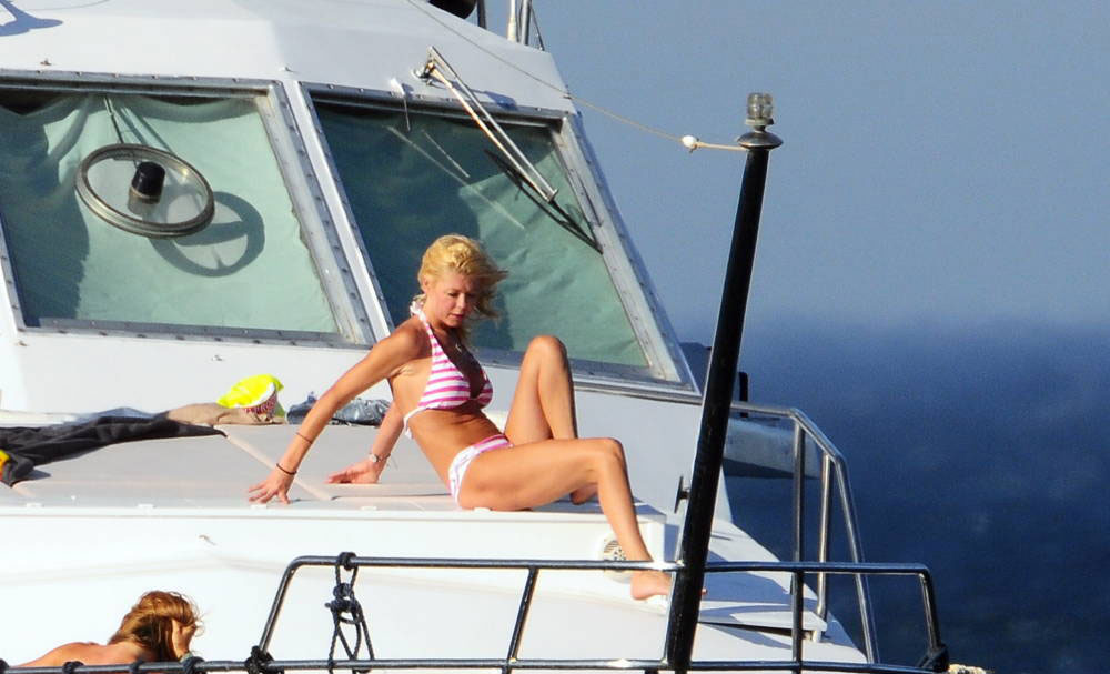 Tara Reid in a bikini