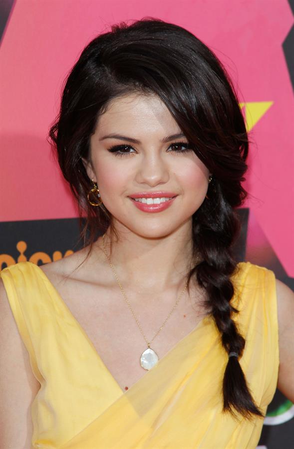 Selena Gomez Nickelodeons 23rd annual Kids Choice Awards on March 27, 2010 in Los Angeles California