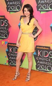 Selena Gomez Nickelodeons 23rd annual Kids Choice Awards on March 27, 2010 in Los Angeles California