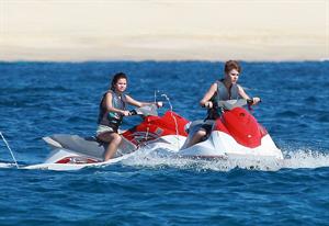 Selena Gomez on vacation in Mexico on December 7, 2011