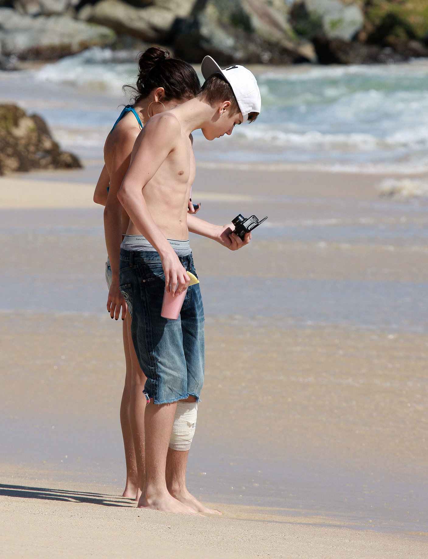 Selena Gomez on vacation in Mexico on December 7, 2011